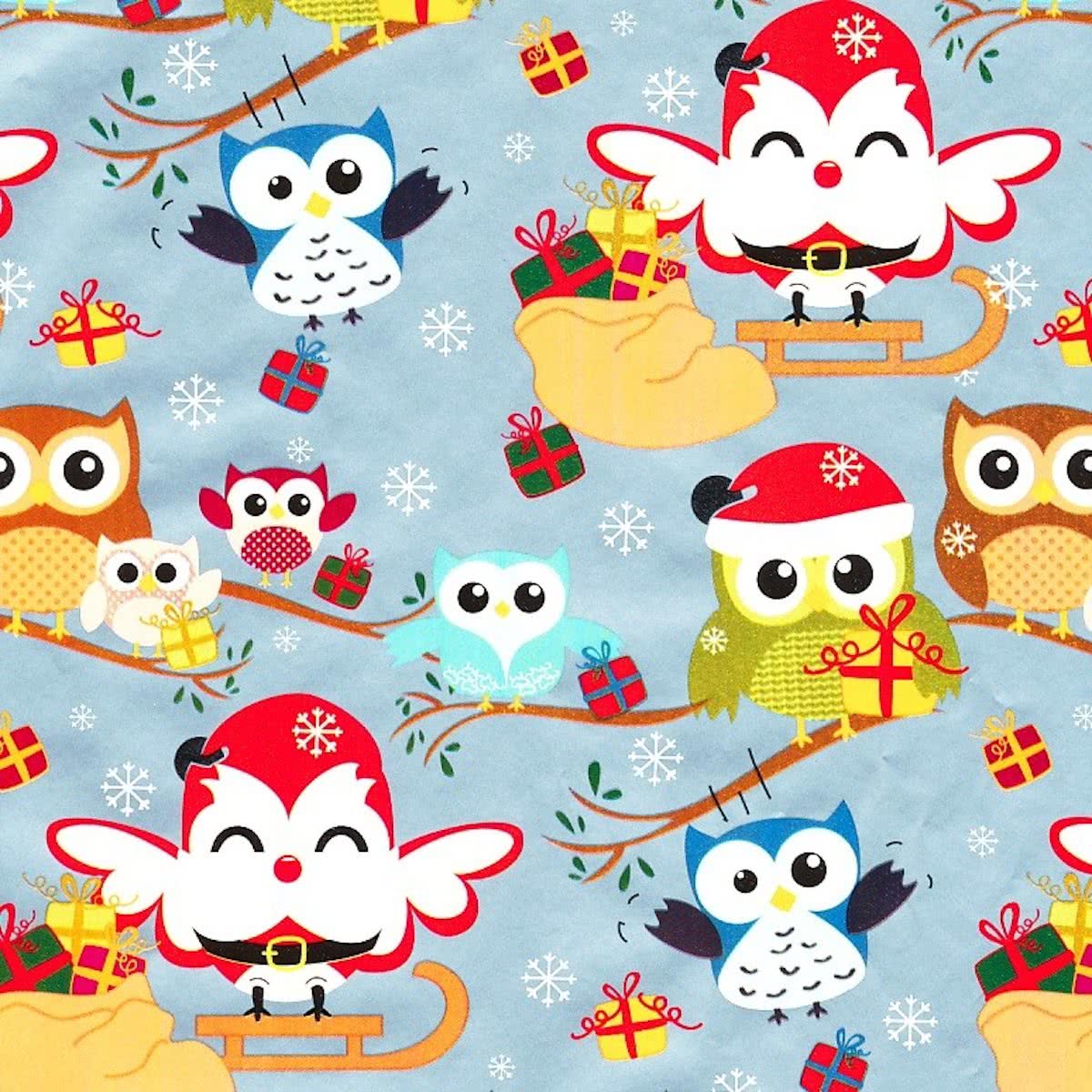 Cadeaupapier Kerst - print 2 - 70cm - 200m - 70gr | Winkelrol / Apparaatrol / Toonbankrol / Geschenkpapier / Kadopapier / Inpakpapier